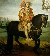 Daniel Orme Equestrian portrait of John Albert II china oil painting artist
